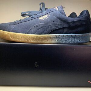 PUMA Pink Dolphin x Suede Classic Dress Blues - Coral Pink Size 13 362216-01